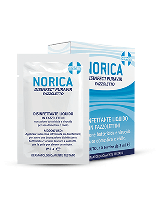 Norica disinfect puravir fazzoletti