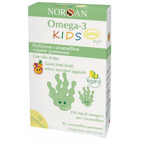 Norsan omega-3 kids 45 caramelle