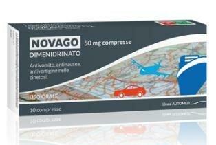 Novago 50 mg Mal d'Auto 10 Compresse 