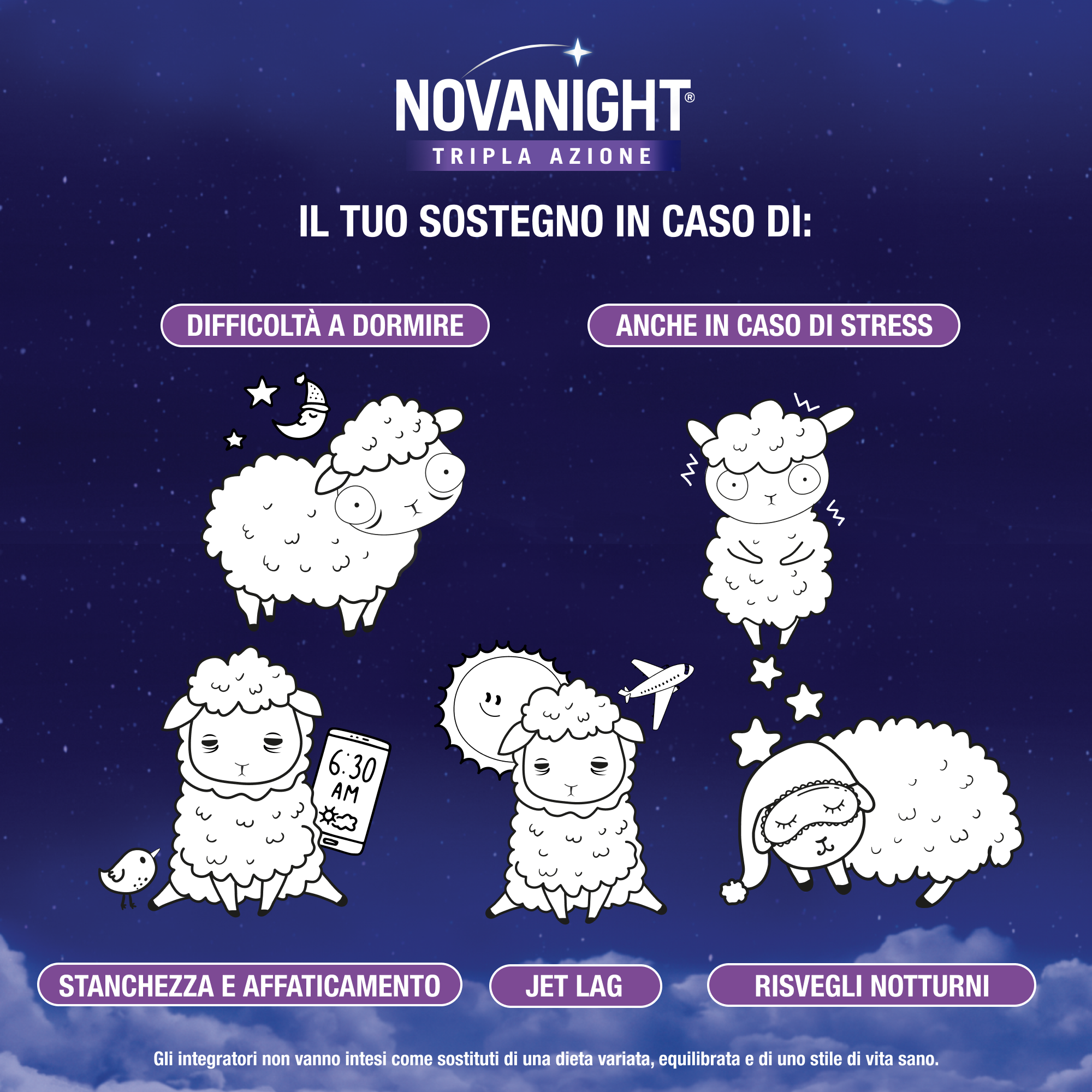 Novanight bipacco 30+30 compresse