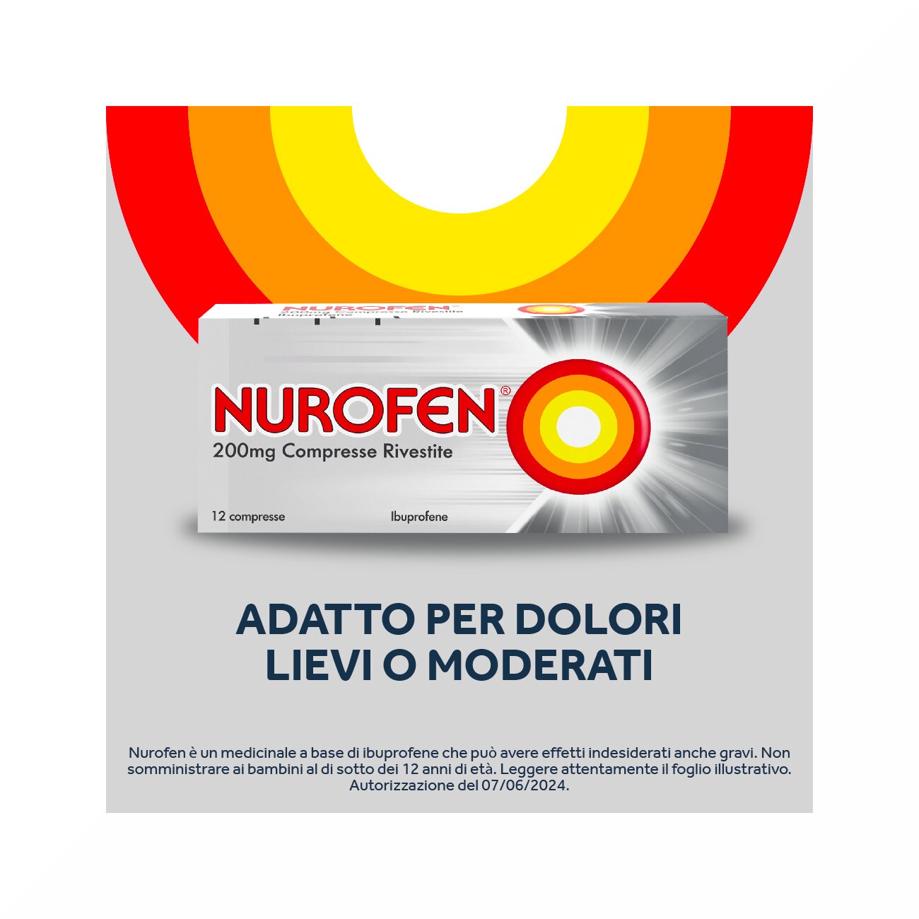 Nurofen 200 mg Ibuprofene 12 Compresse Rivestite