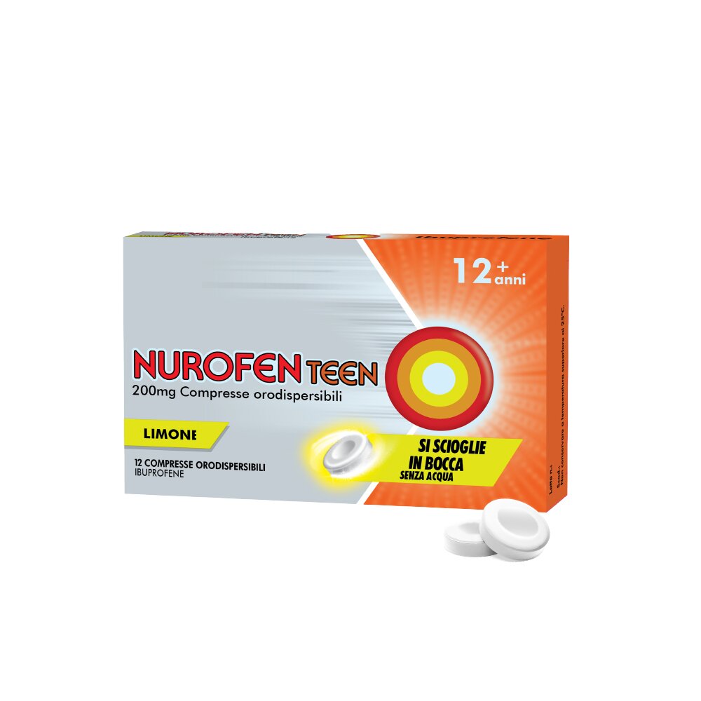 Nurofenteen 200 mg 12 Compresse Orodispensabili