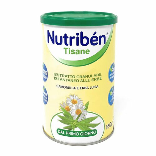 Nutriben Tisane Estratto Granulare Camomilla e Erba Luisa 150g
