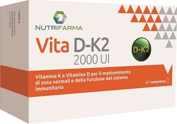 Nutrifarma vita d-k2 2000ui 60 compresse