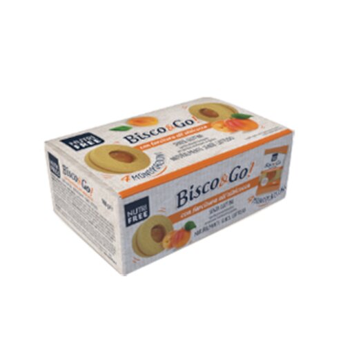 Nutrifree bisco&go con farcitura all'albicocca 4x40 g