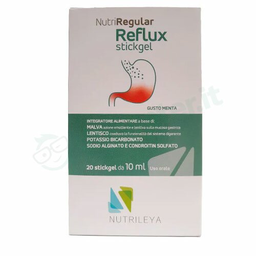 NutriRegular Reflux Integratore sistema digerente 20 Stickgel