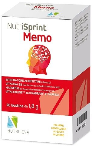 Nutrisprint memo 20 bustine stick
