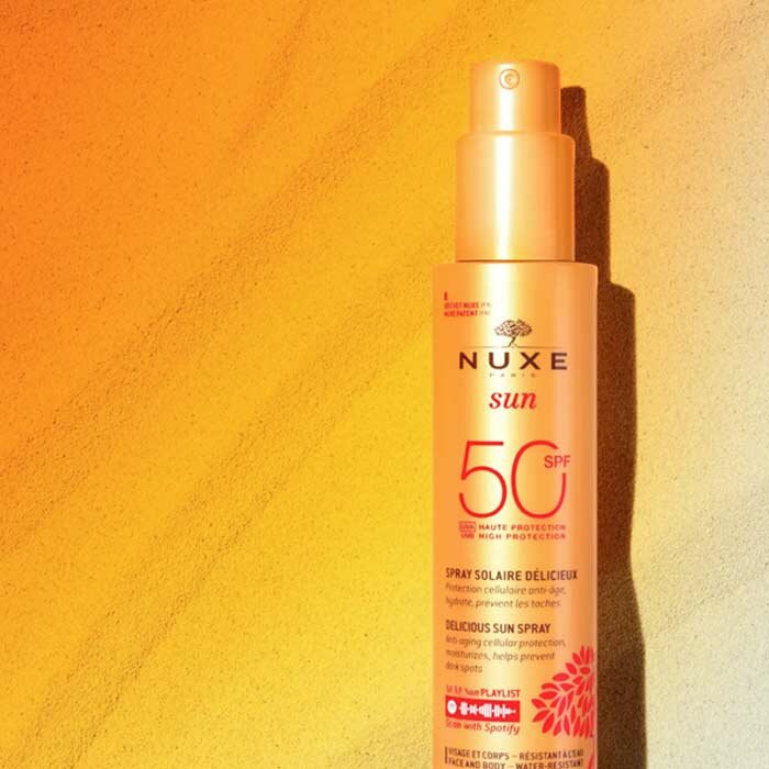 Nuxe Kit Sun latte spray spf50 + Shampoo Doccia Doposole