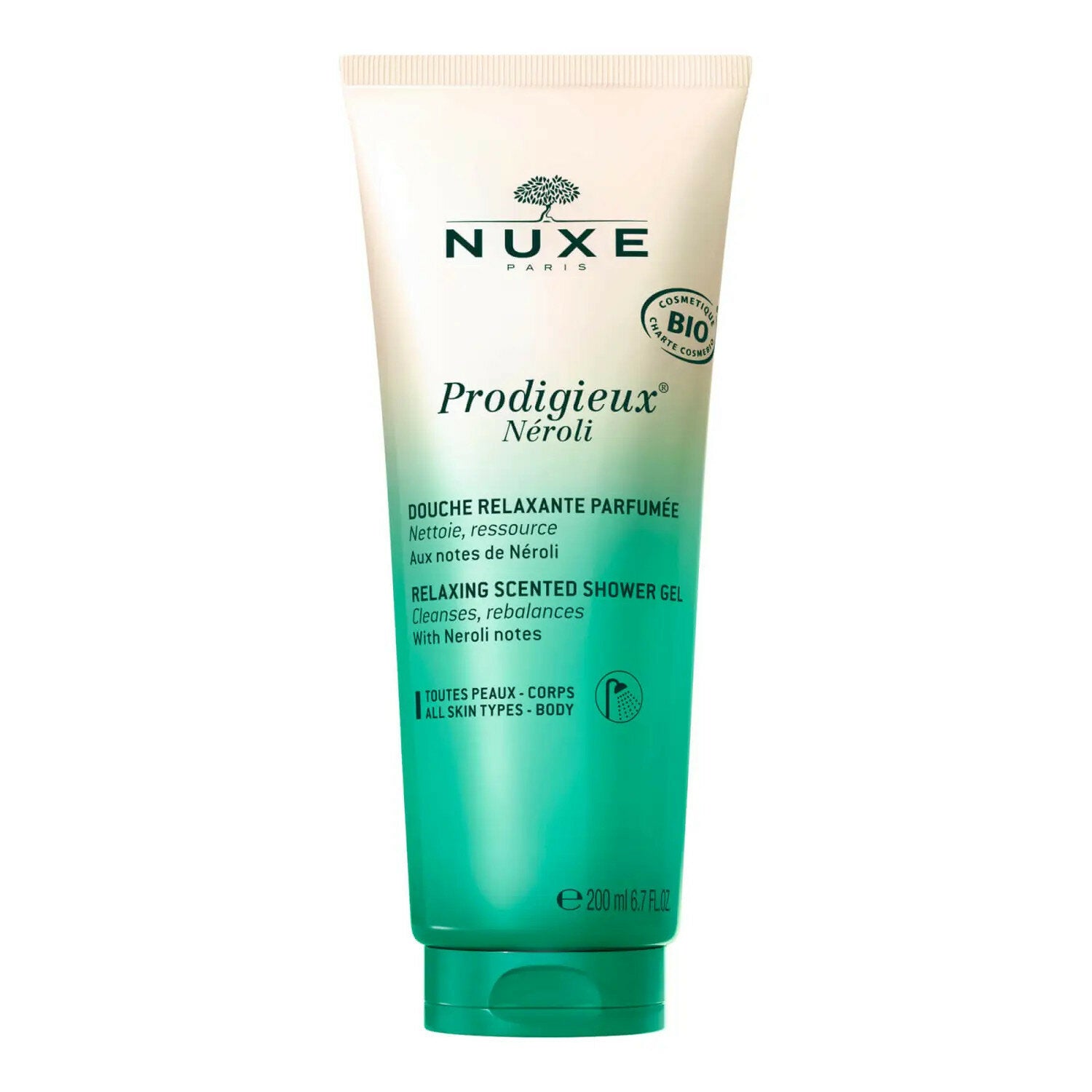 Nuxe prodigieux neroli gel doccia rilassante 200ml