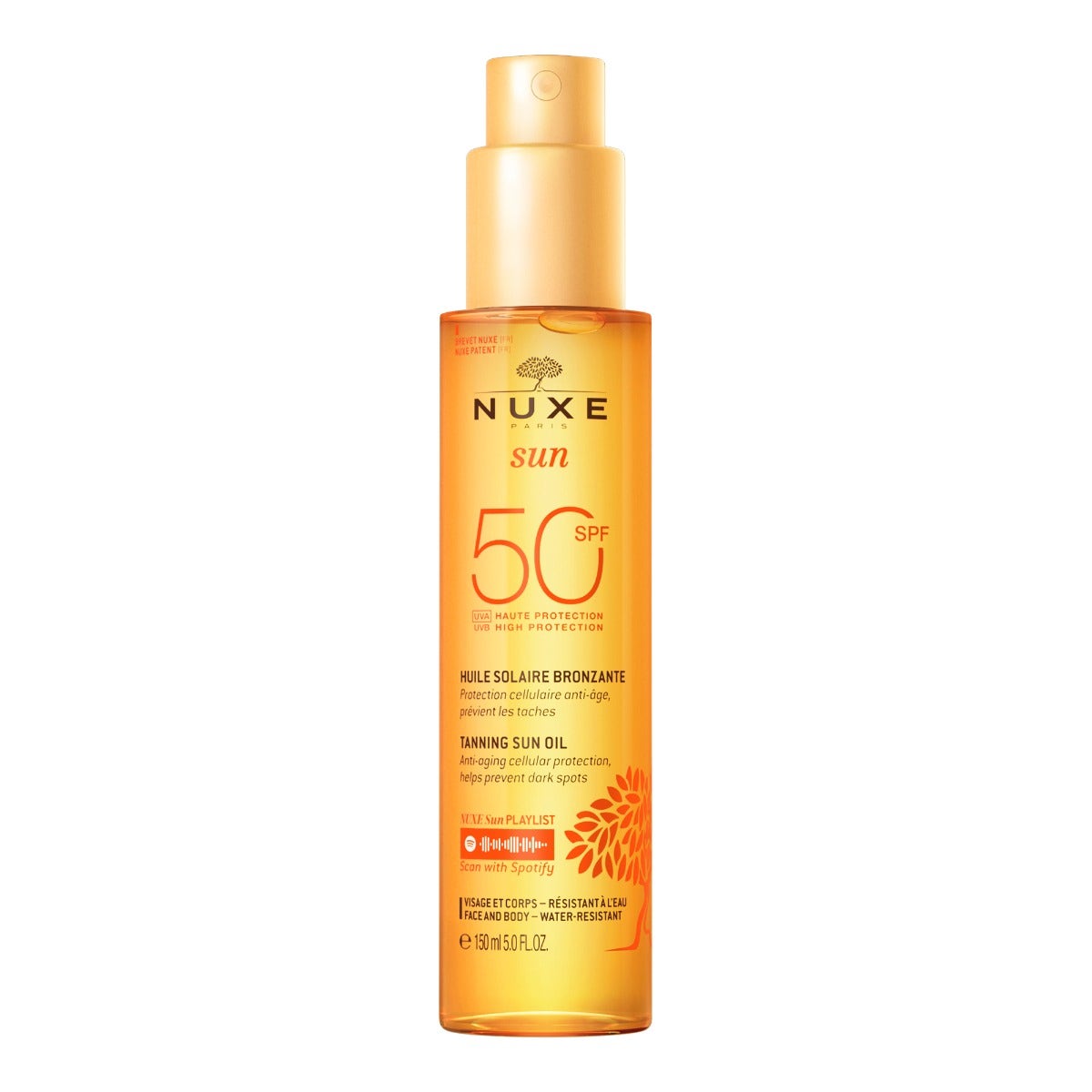 Nuxe sun olio solare v/c spf50