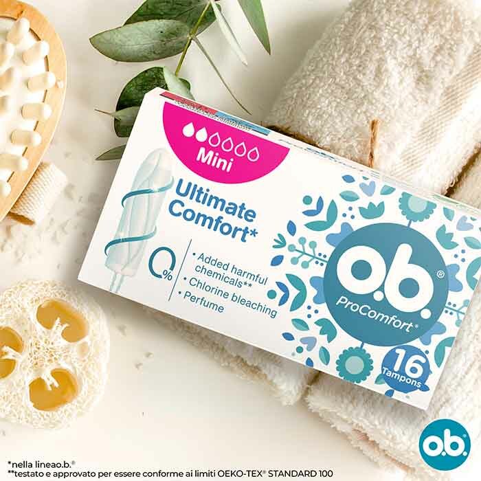O.b pro comfort 16 pezzi assorbenti interni mini