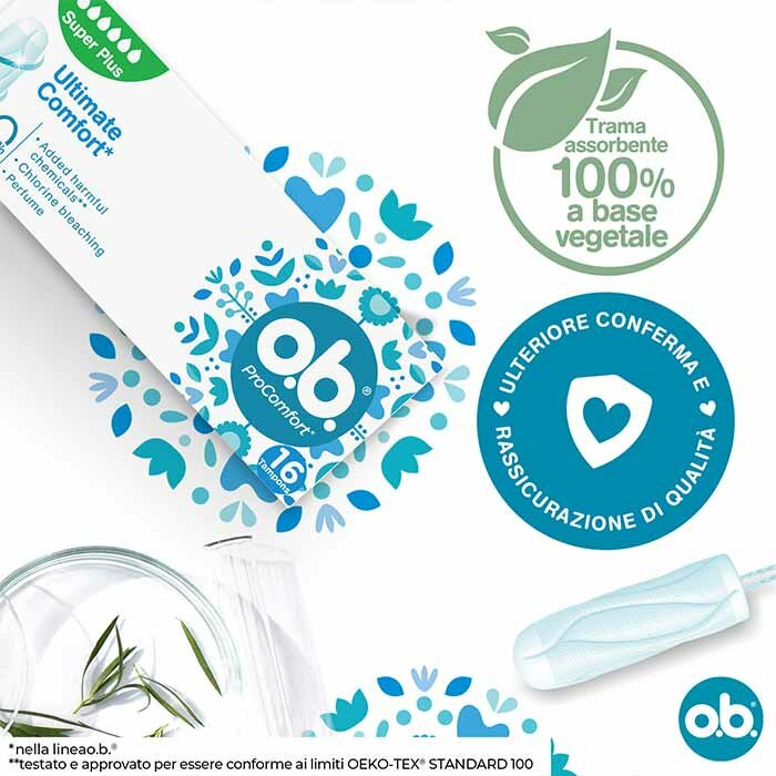 O.B. ProComfort Super Plus 16 Assorbenti Interni