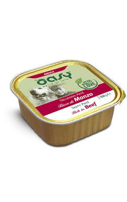 Oasy delizioso patÃ© ricco di manzo per cani adulti 150g