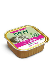 Oasy delizioso patè per gatti adult ricco di vitello 100g
