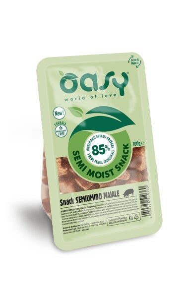 Oasy snack per cani semiumido maiale 100g