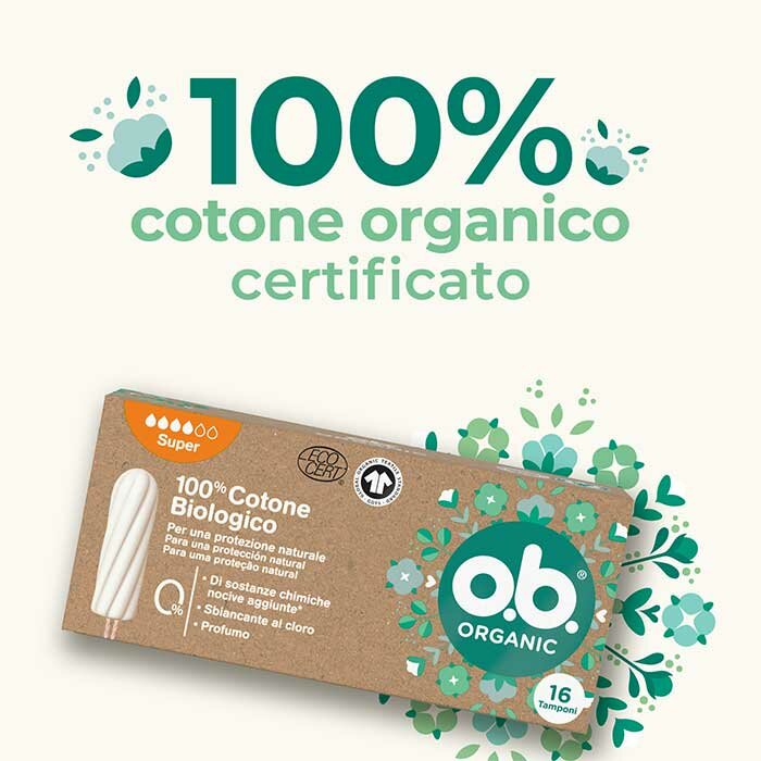Ob Pro Comfort Organic Super Assorbenti Interni 16 pezzi