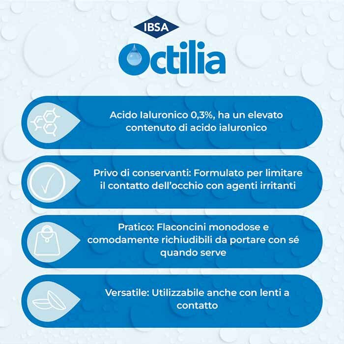 Octilia Lacrima Gocce Oculari Azione Idratante 10 ml