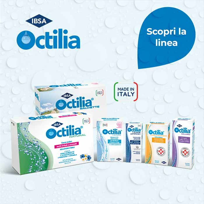 Octilia Natural Occhi Irritati e Arrossati Gocce Oculari 10 Flaconcini Monodose