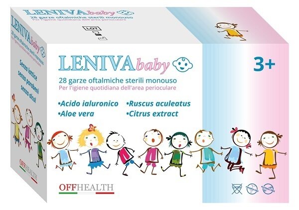 Offhealth leniva baby 28 garze oftalmiche sterili monouso