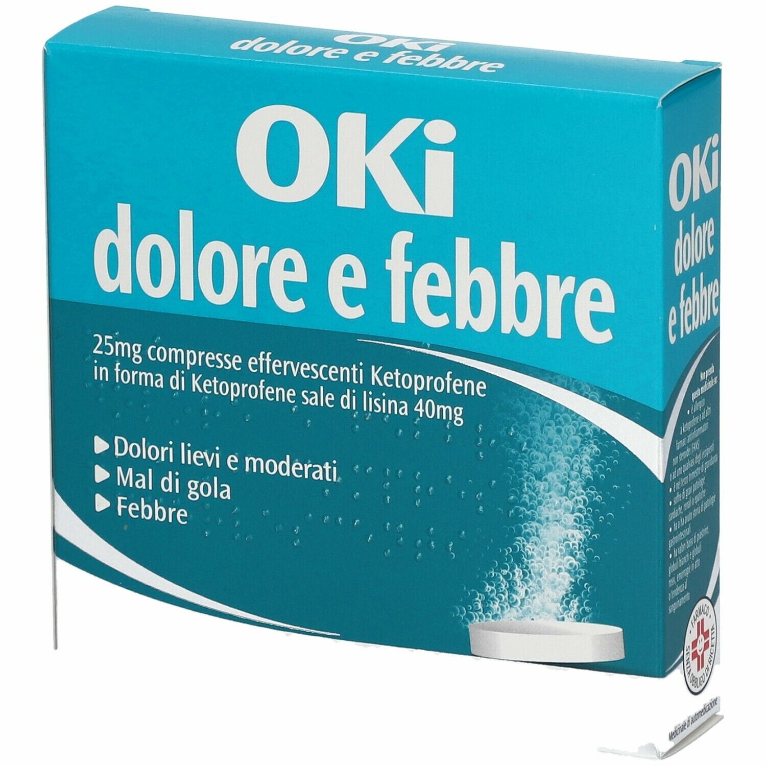 Oki dolore e febbre 12cpr effervescenti