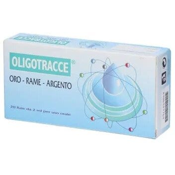 Oligotracce oro rame argento 20 fiale