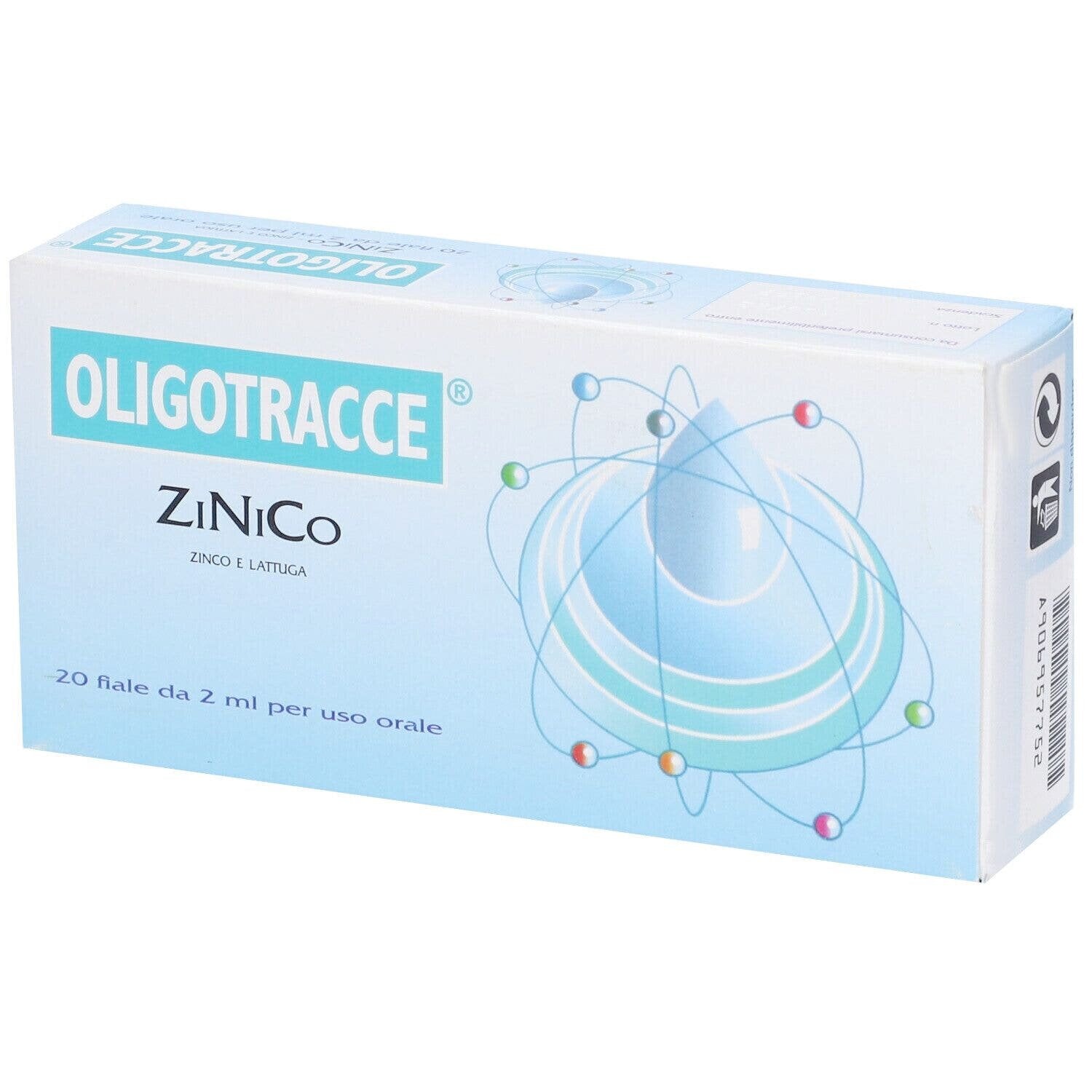 Oligotracce zinco niche cobalto 20 fiale 2 ml