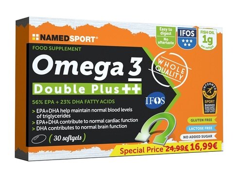 Omega 3 double plus 30 softgel promo