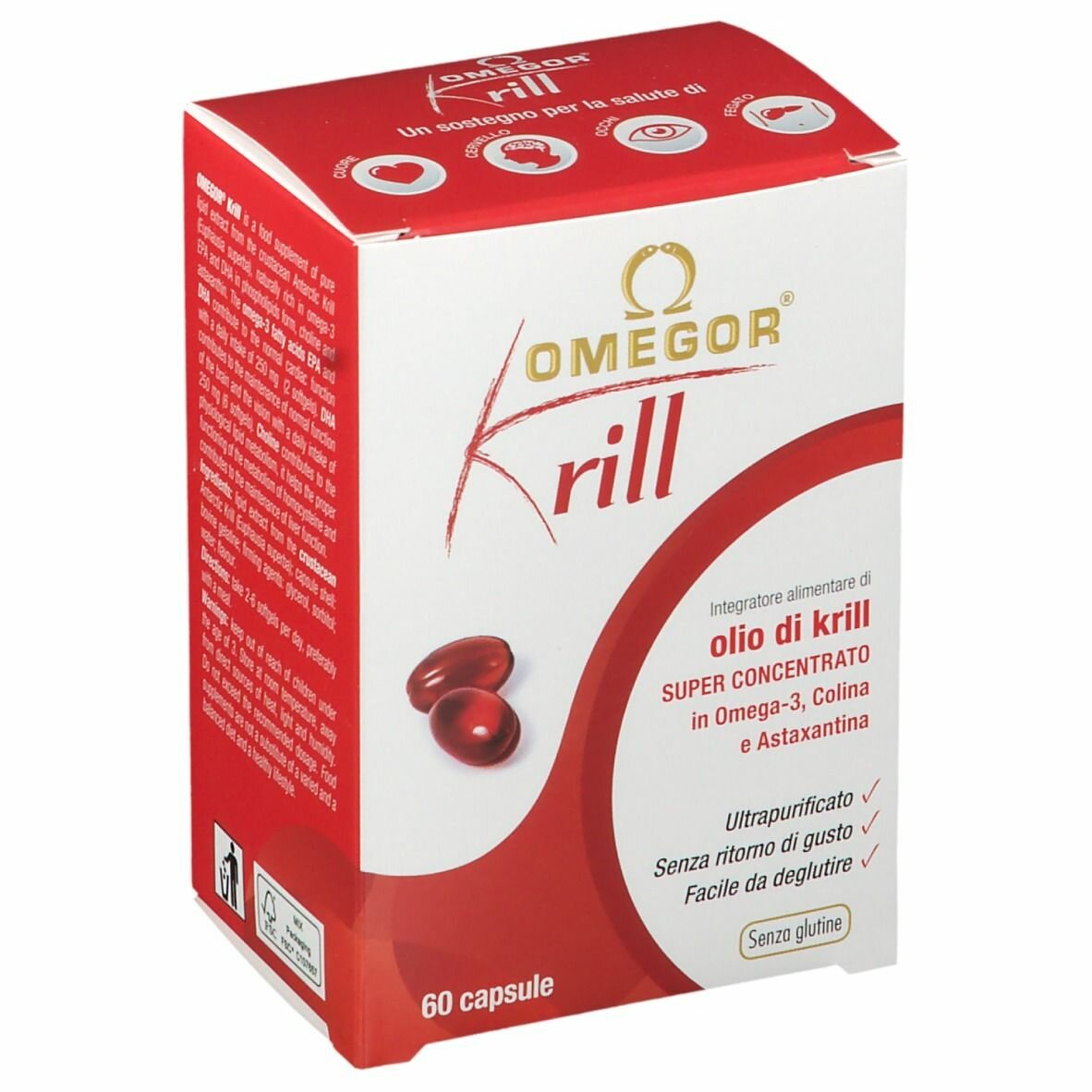 Omegor krill 60 capsule molli