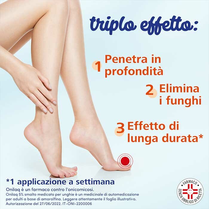 Onilaq Smalto Medicato Micosi Unghie 1 flacone vetro 2,5 ml
