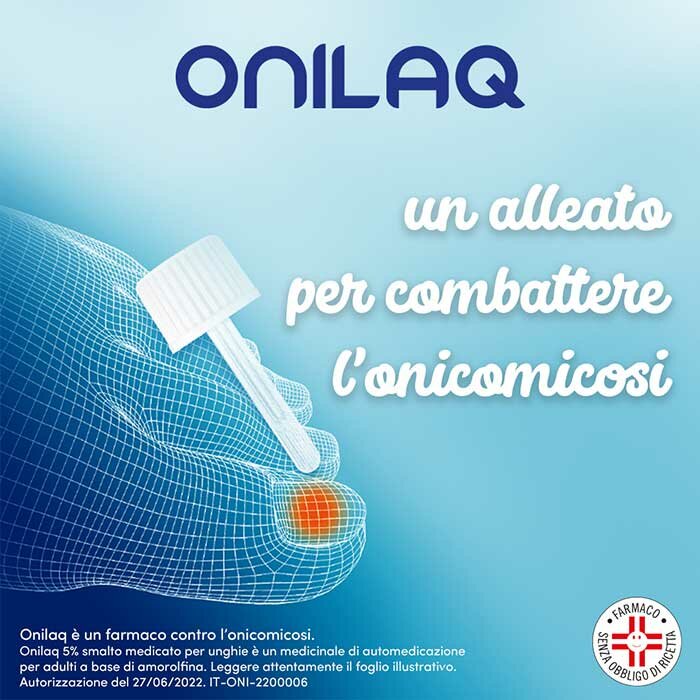 Onilaq Smalto Medicato Micosi Unghie 1 flacone vetro 2,5 ml