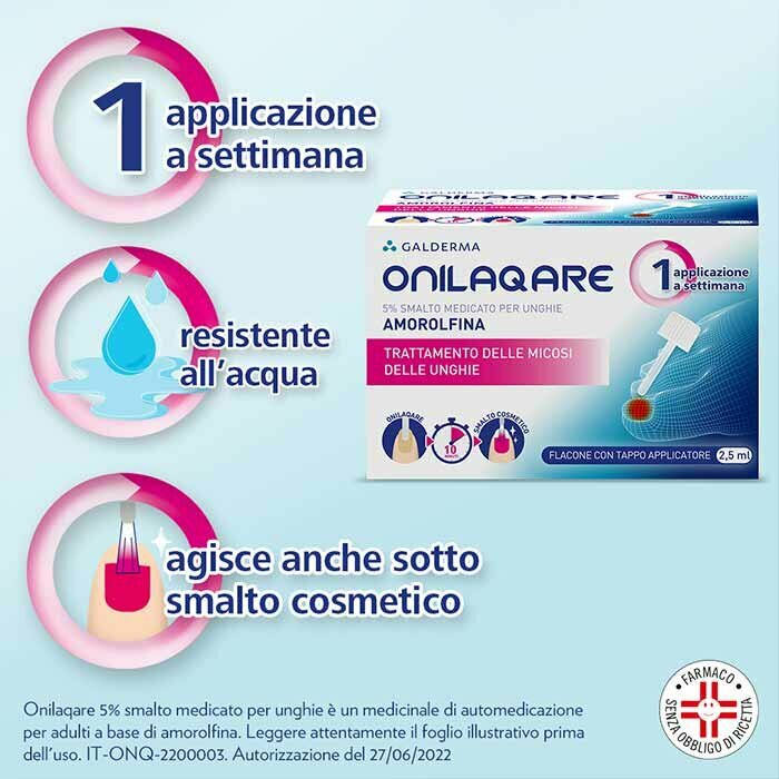Onilaqare 5% smalto medicato per unghie