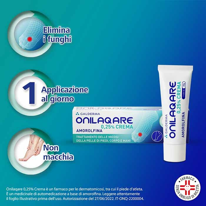 Onilaqare Crema Dermatologica 0,25% 20 g
