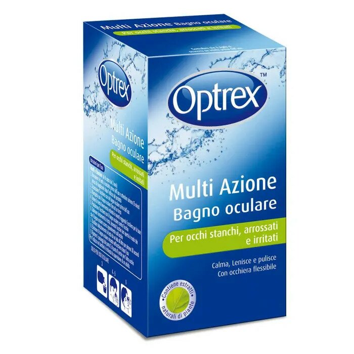 Optrex Multi Azione Bagno Oculare Occhi Stanchi Arrossati e Irritati 300 ml