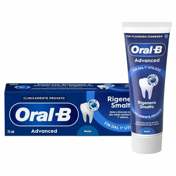 Oralb advanced rigenera smalto dentifricio menta 75 ml