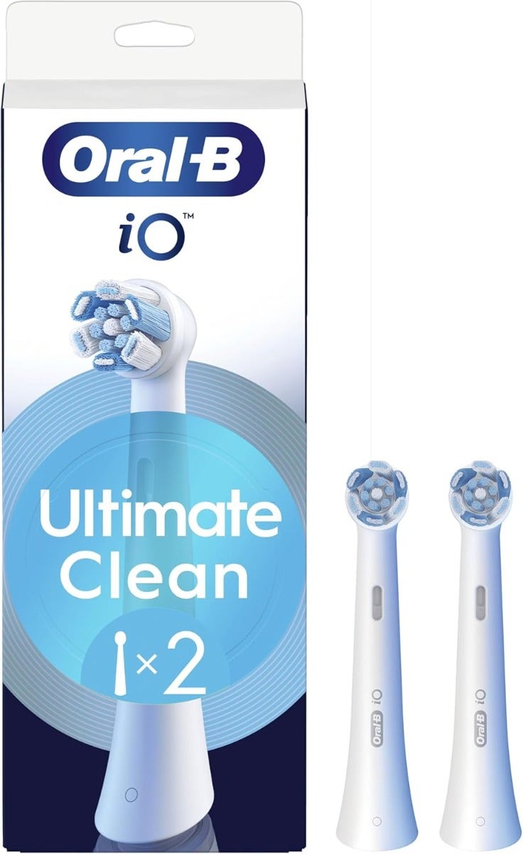 Oralb power refill io ultra clean white 2 pezzi