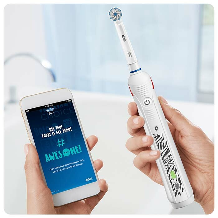 Oralb power smart teen white