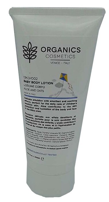 Organics cosmetics baby lozione corpo 200 ml