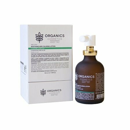 Organics cosmetics lozione capelli lenitiva e idratante 50ml