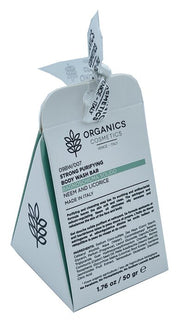 Organics cosmetics strong purifying body wash bar 50 g