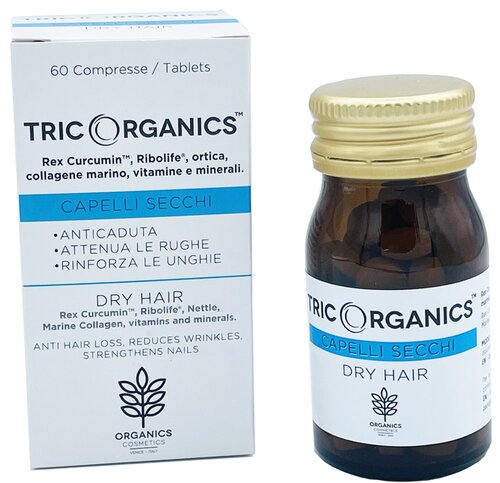 Organics cosmetics tricorganics capelli secchi 60 compresse