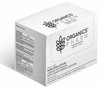 Organics pharma lozione per capelli anticaduta olio di neem menta piperita e baicapil 6 fiale da 6ml