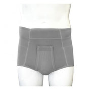 Orione 316 cintoslip erniario uomo alto aperto con pelotte grigio misura 5