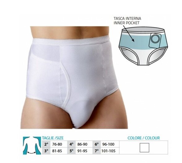 Orione 556 stomia slip uo bianca 3