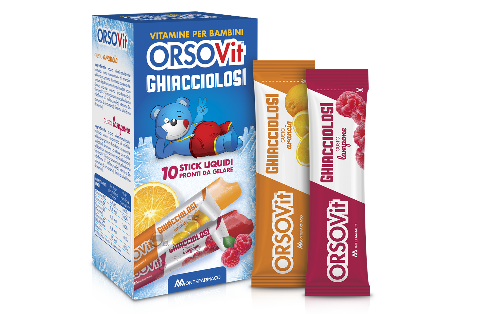 Orsovit ghiacciolosi 10stick