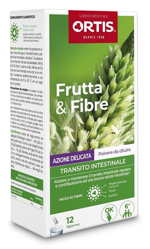 Ortis frutta & fibre azione delicata 12 bustine