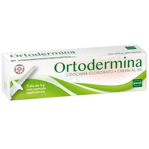Ortodermina crema dermatologico 3 g 5%