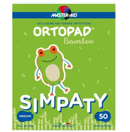 Ortopad Simpaty Cerotto Oculare Medium 5.4x7.6cm 50 pezzi