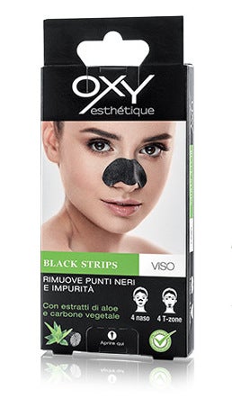 Oxy black strips 8 pezzi