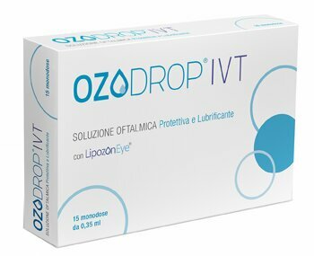 Ozodrop ivt soluzione oftalmica base di olio ozonizzato in fosfolipidi 15 monodosi 0,35 ml 3 strip in alluminio da 5 mone cadauna