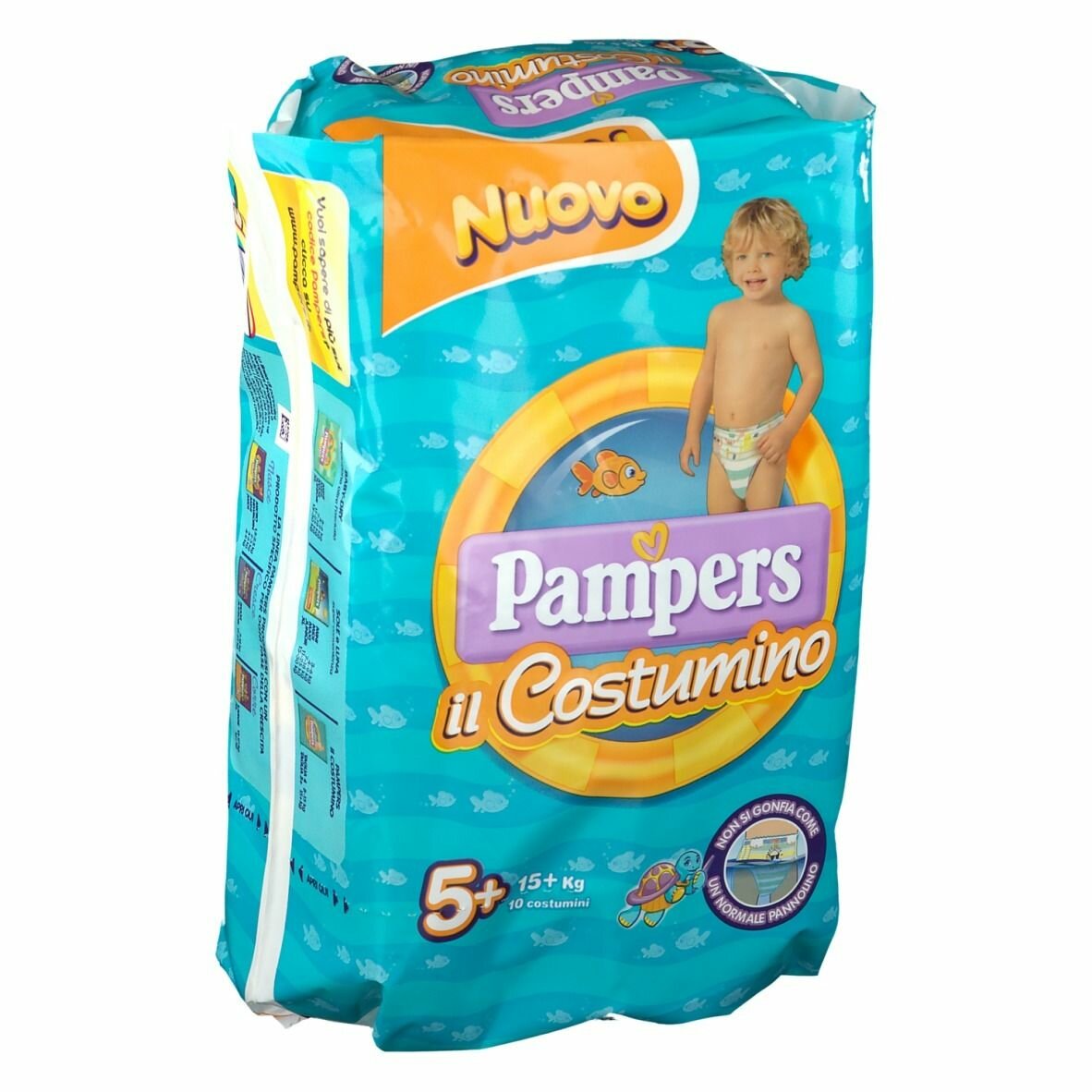 Pampers costumino cp 10 tg 5+ tg 5+ 10 pezzi